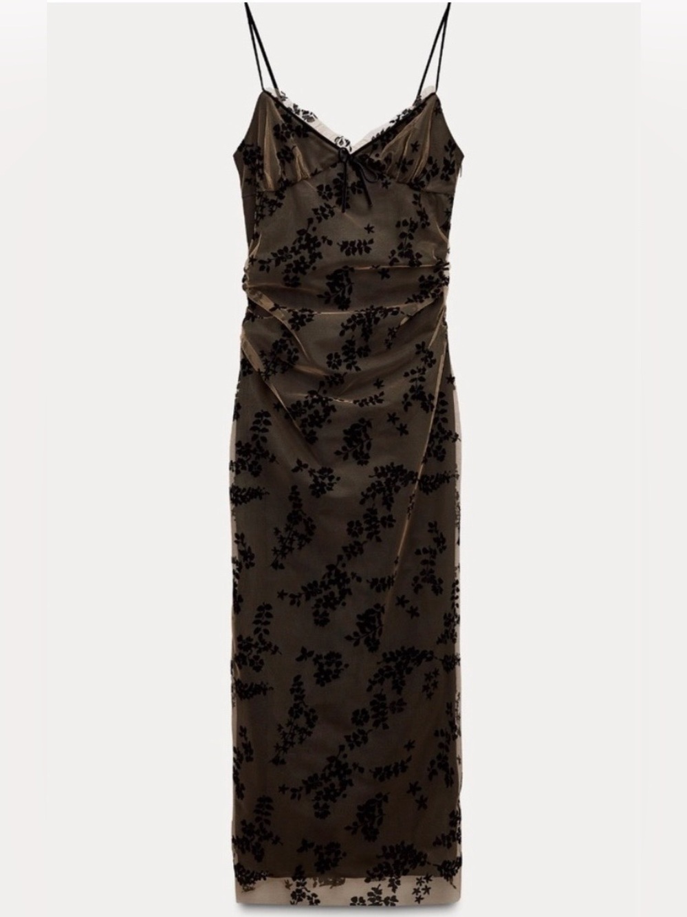 Zara Floral Midi Dress